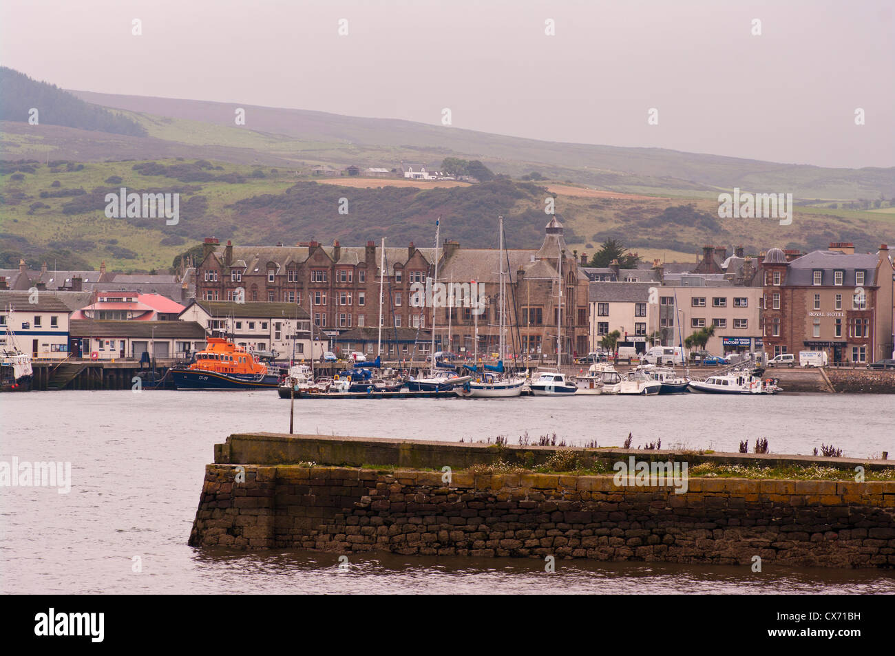 Campbeltown Harbour On The Kintyre Peninsula Argyll and Bute Scotland