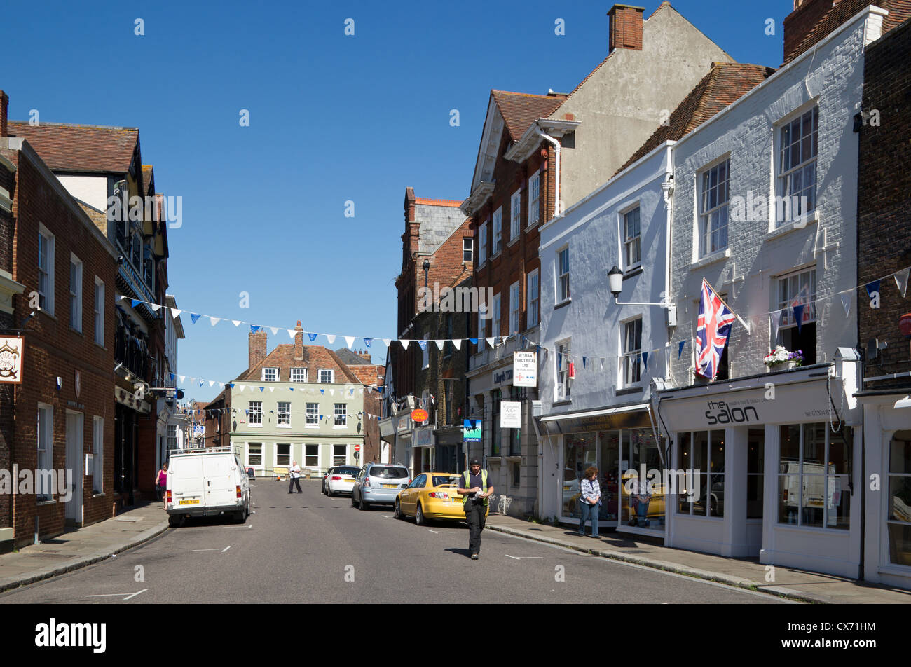 Sandwich Town Centre Kent England UK Stock Photo Alamy