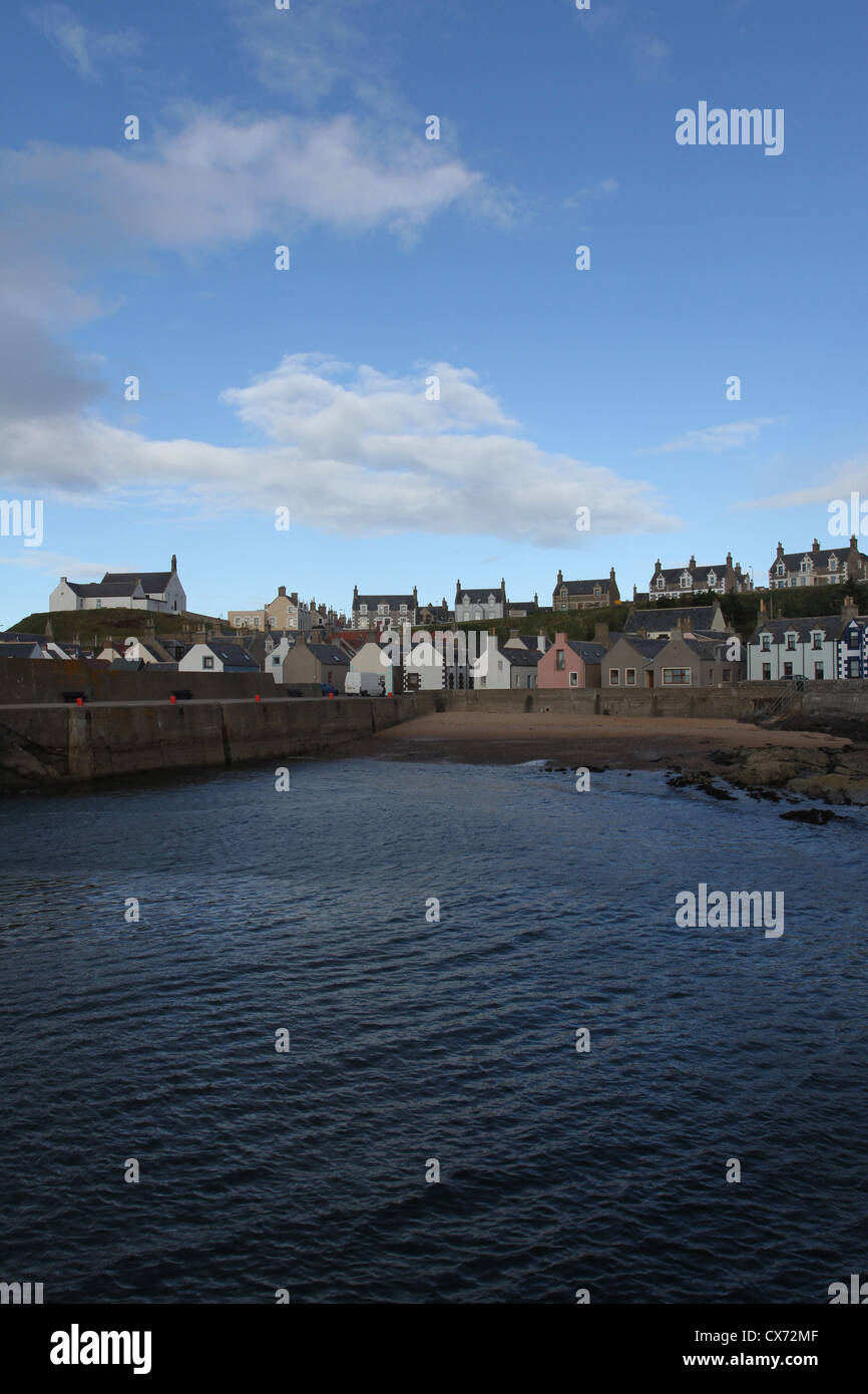 Findochty harbour Scotland  September 2012 Stock Photo