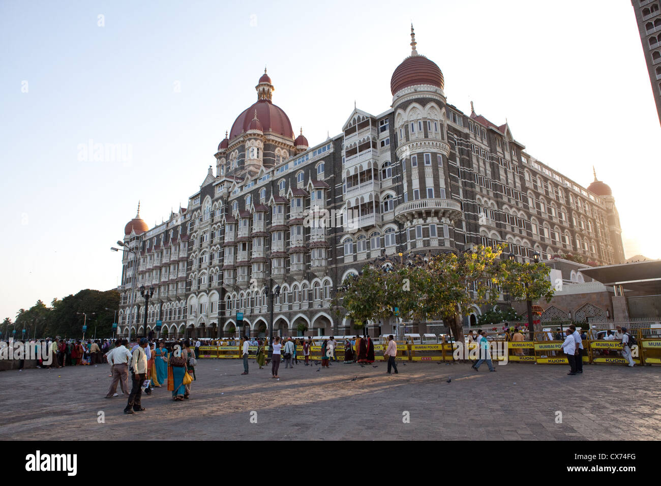 The Taj Mahal hotel in the Colaba area of Mumbai Stock Photo