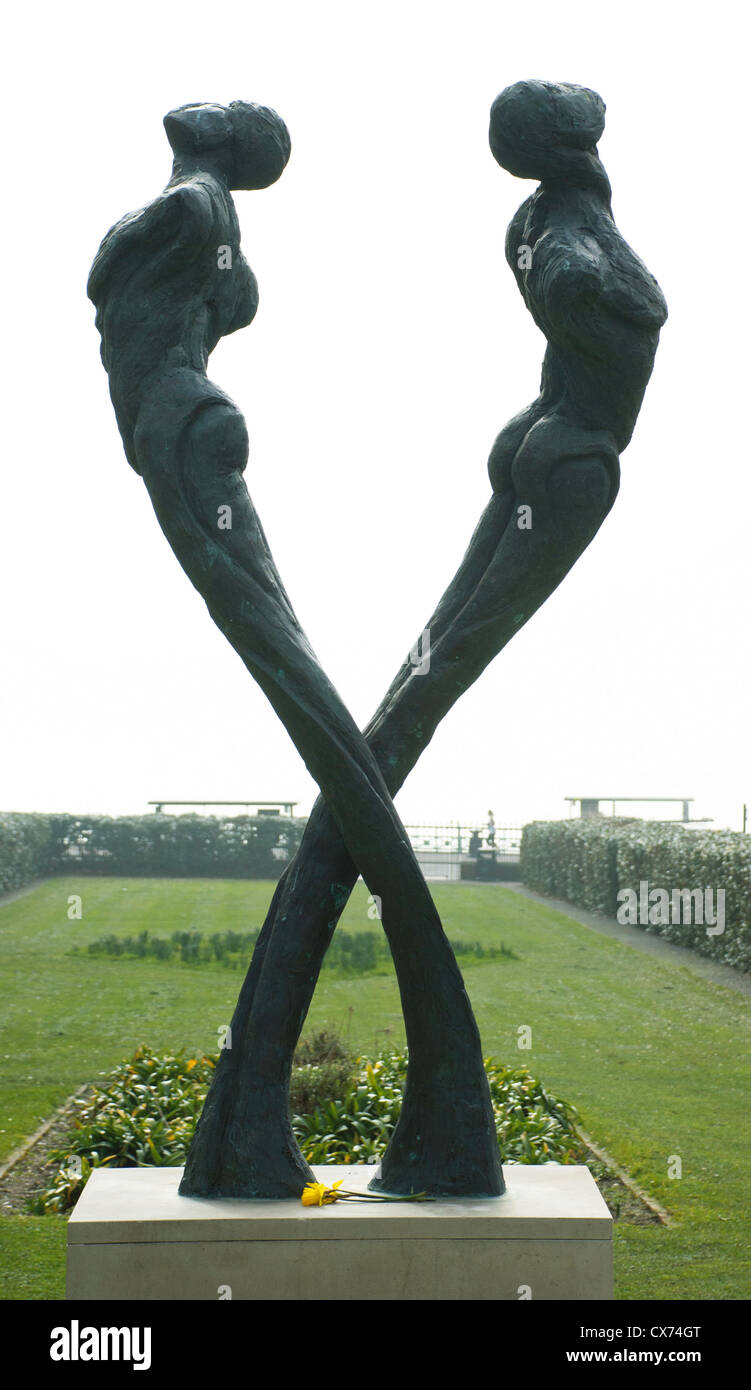 AIDS Memorial Sculpture, Kemp Town, Brighton Stock Photo