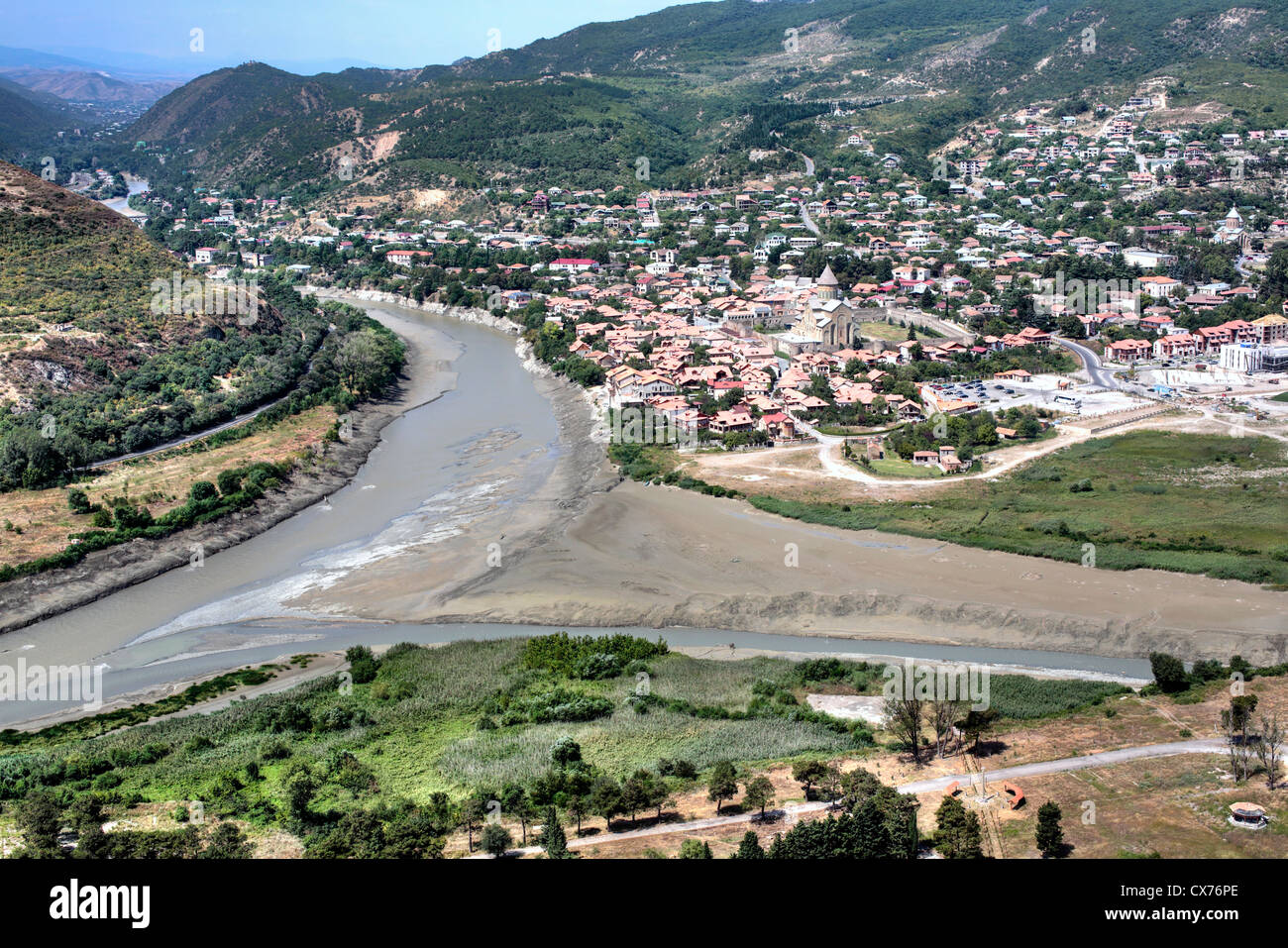 Confluence of the Mtkvari and Aragvi rivers, Mtskheta, Mtskheta