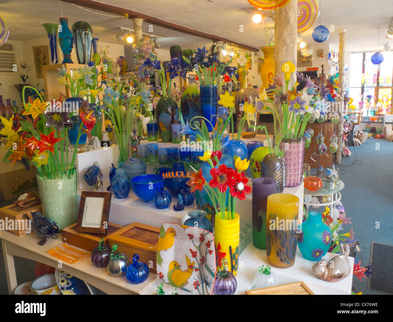 glass store in Providence Rhode Island Stock Photo Alamy