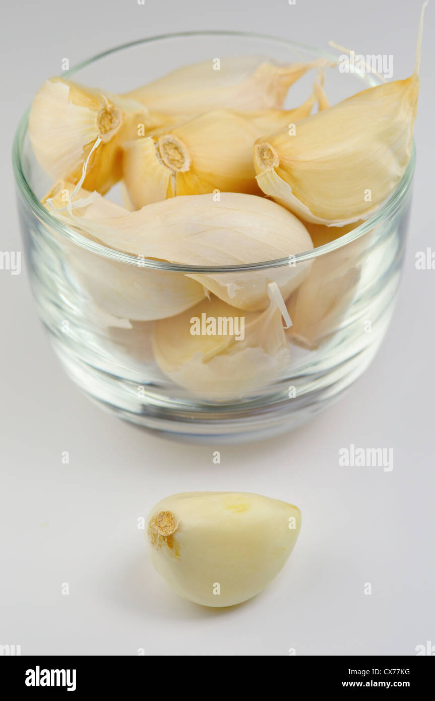 Cloves of Garlic Stock Photo