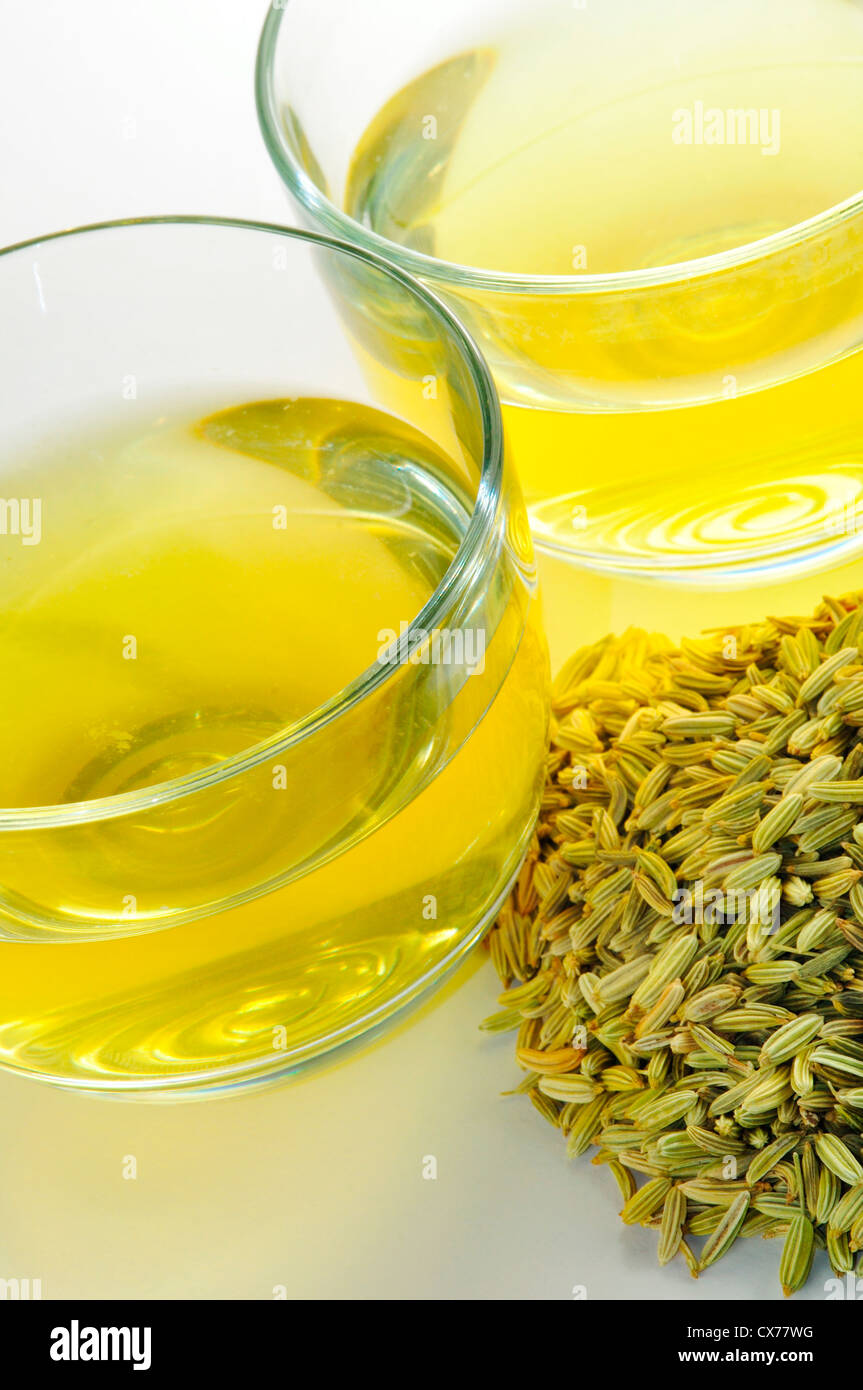 Fennel Seeds and Fennel Tea Stock Photo Alamy
