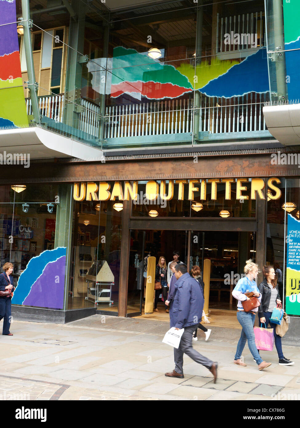 Urban Outfitters store on Market Street Manchester UK Stock Photo