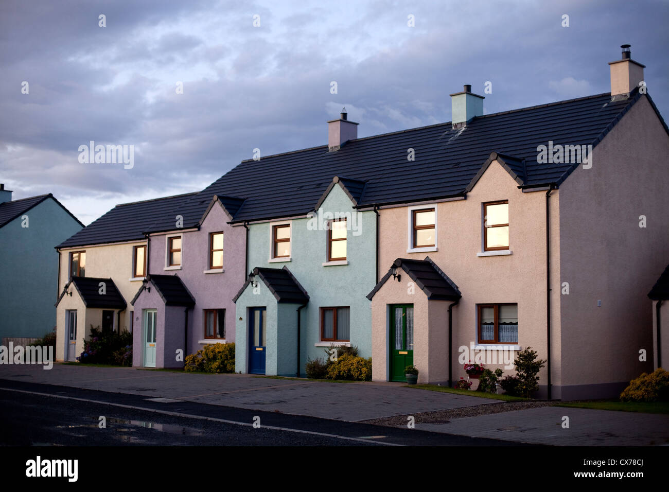 Sunset in Newcastle, County Down, Northern Ireland Stock Photo Alamy