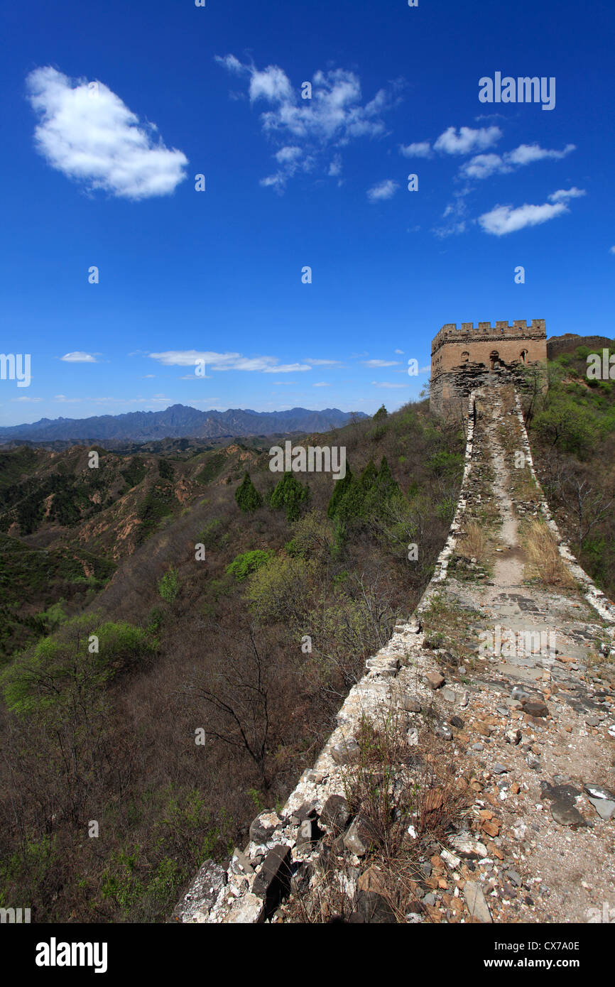 The Great Wall of China near Jinshanling village, Beijing Provence