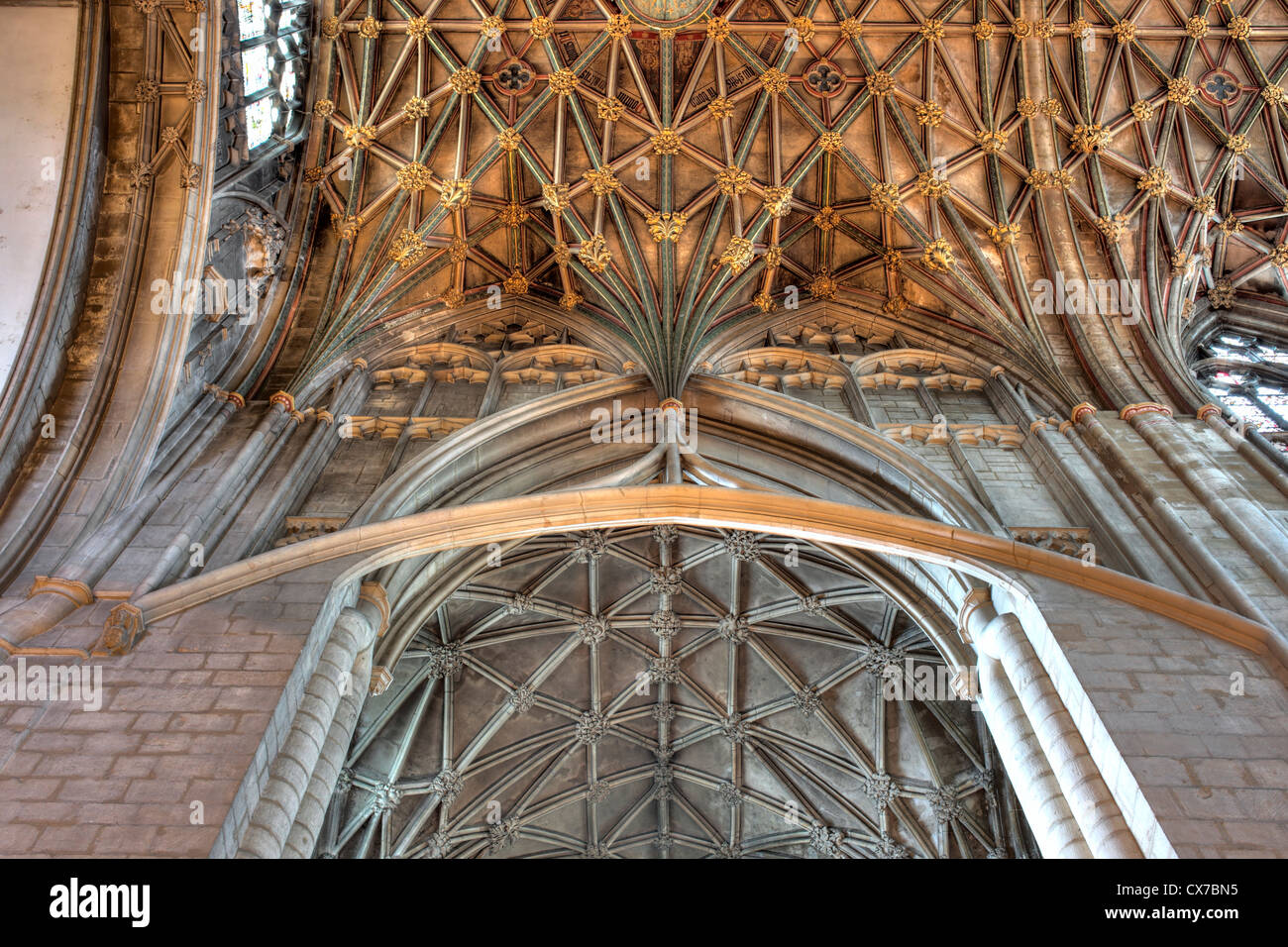 Gloucester Cathedral, Gloucester, Gloucestershire, UK Stock Photo
