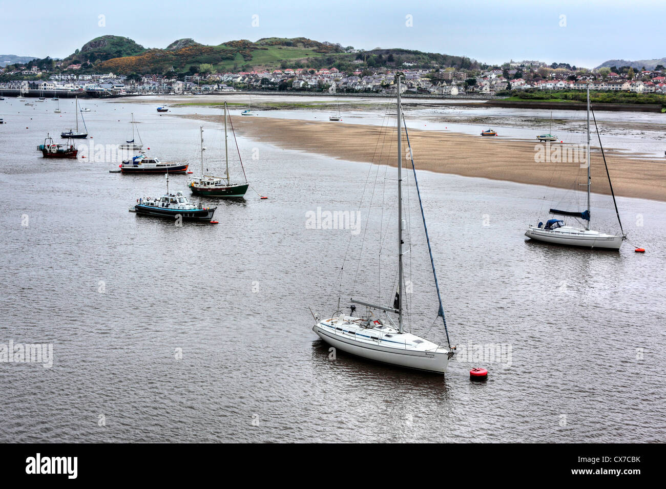 Conwy, Wales, UK Stock Photo