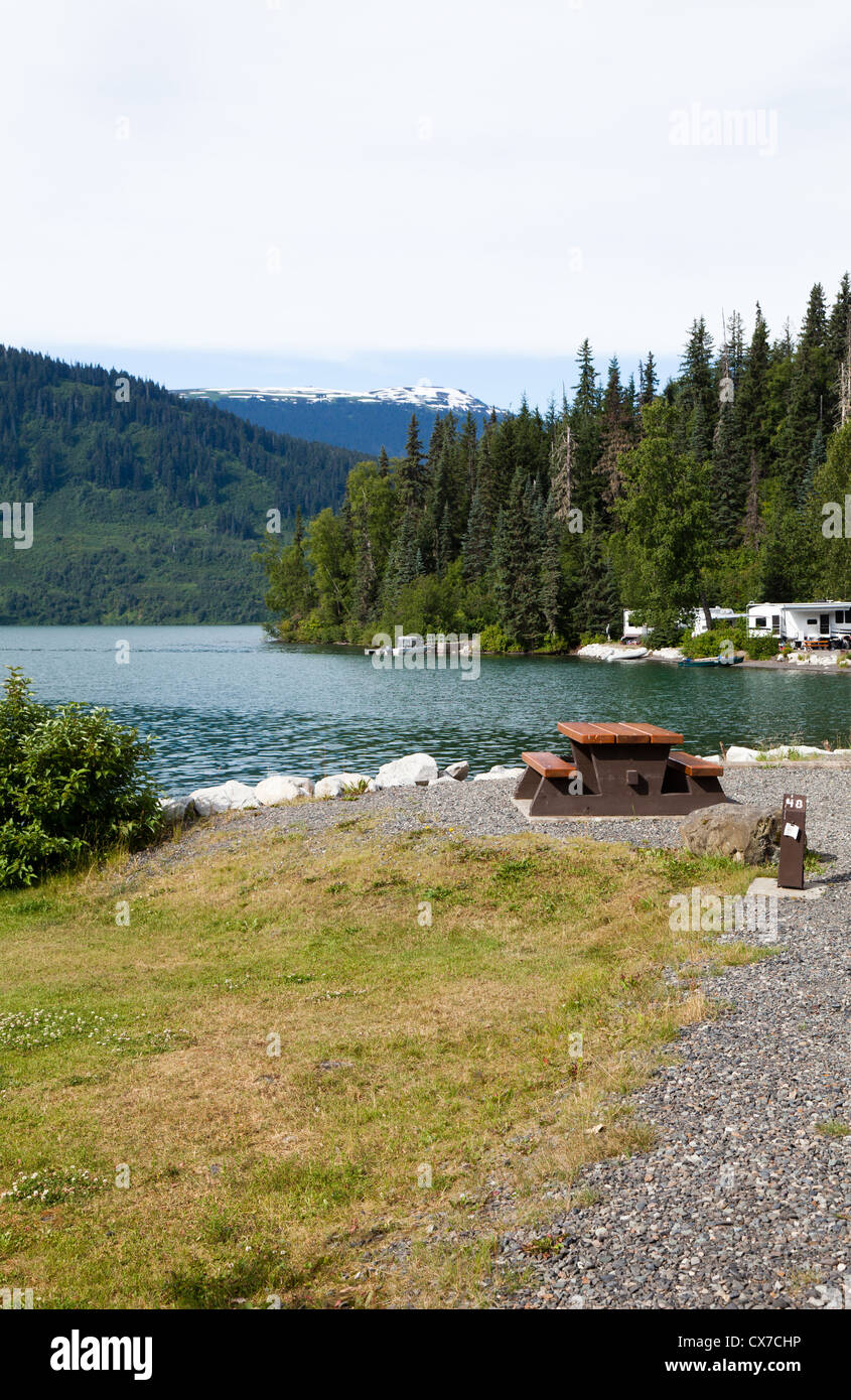 Meziadin Lake at BC Canada Stock Photo Alamy