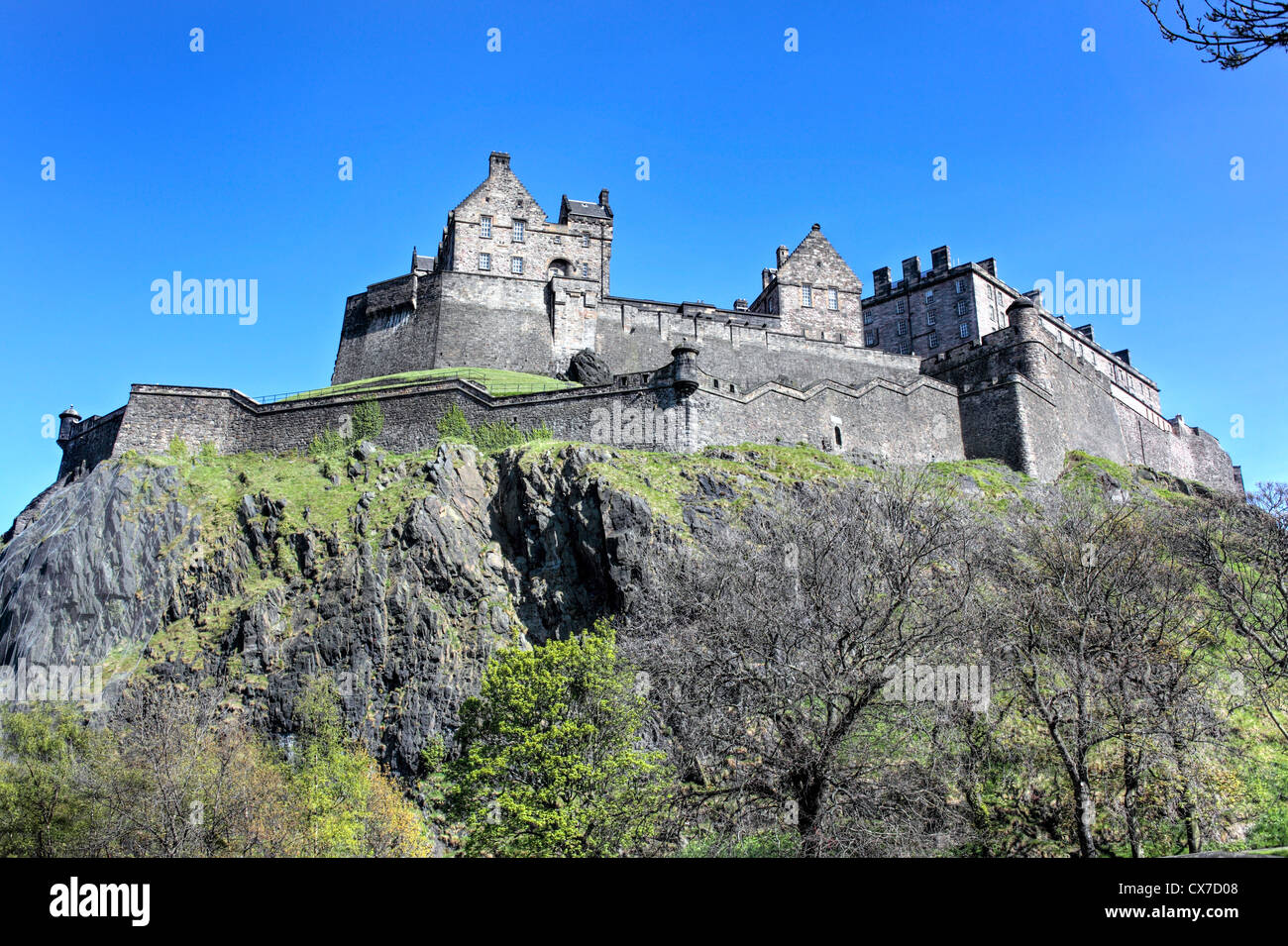 Edinburgh Castle, Edinburgh, Scotland, UK Stock Photo