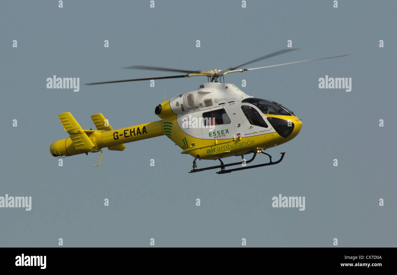 Essex Air Ambulance Helicopter Stock Photo
