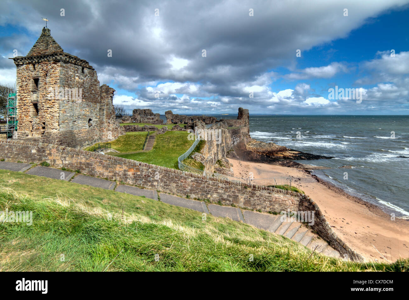 St Andrews Castle, St Andrews, Fife, Scotland, UK Stock Photo Alamy