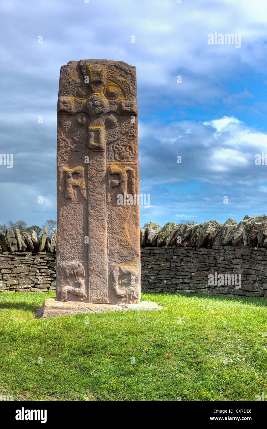 Pictish carved stone, Aberlemno, Angus, Scotland, UK Stock Photo