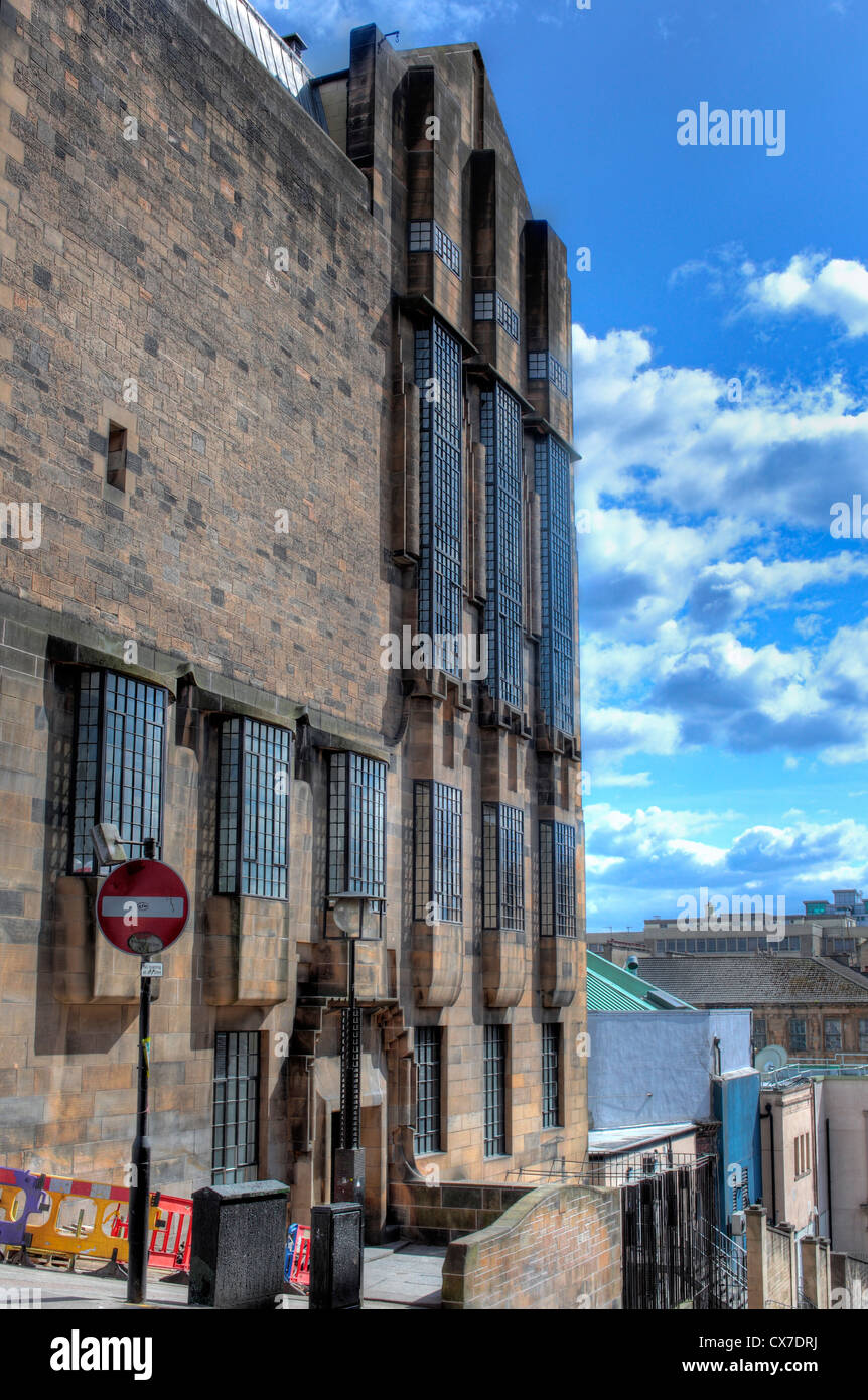 Glasgow School of Art by Charles Rennie Mackintosh, Renfrew Street, Garnethill, Glasgow, Scotland, UK Stock Photo