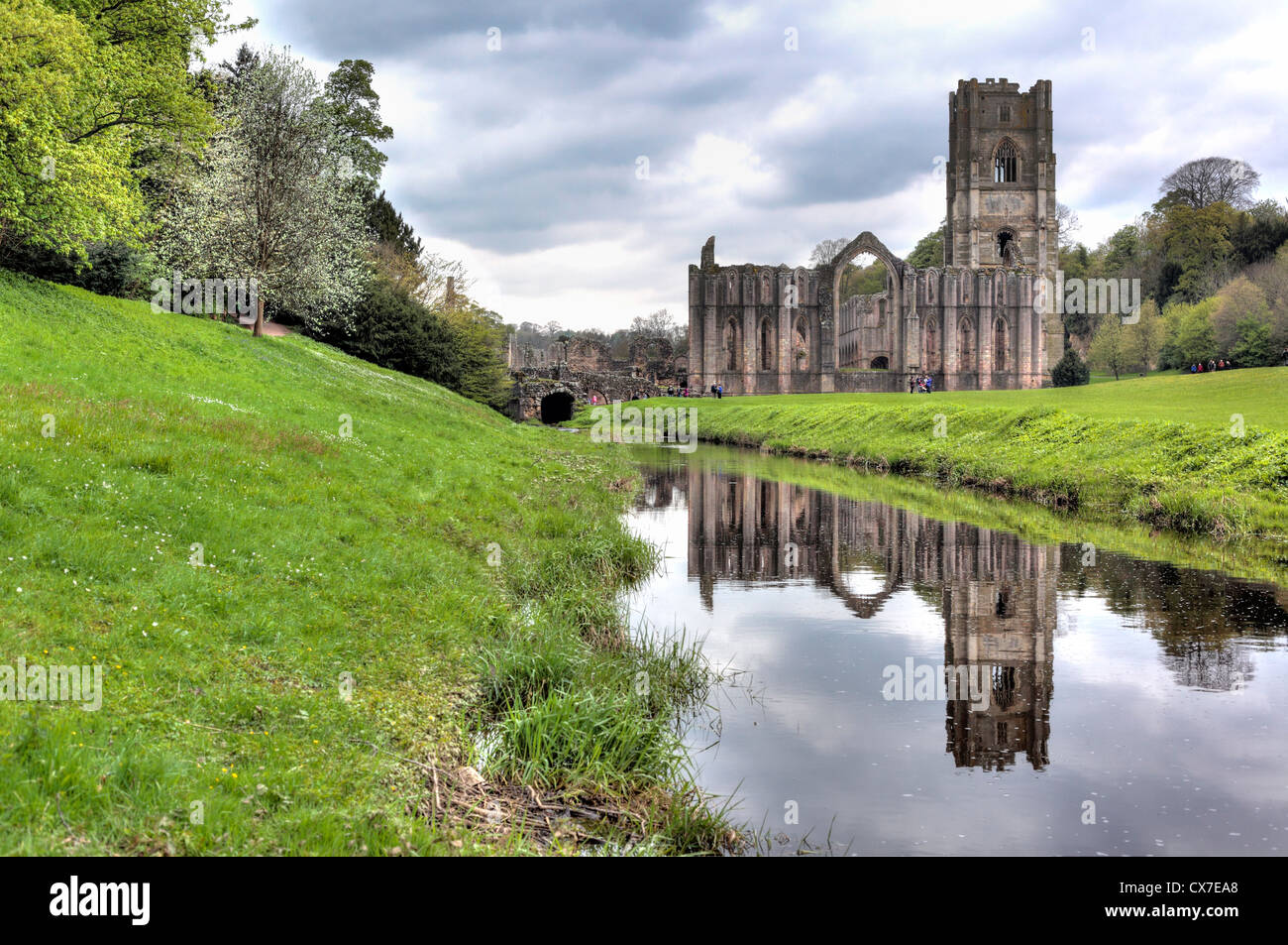Ruins of Fountains Abbey, Studley Royal Park, North Yorkshire Stock Photo 50566720 Alamy