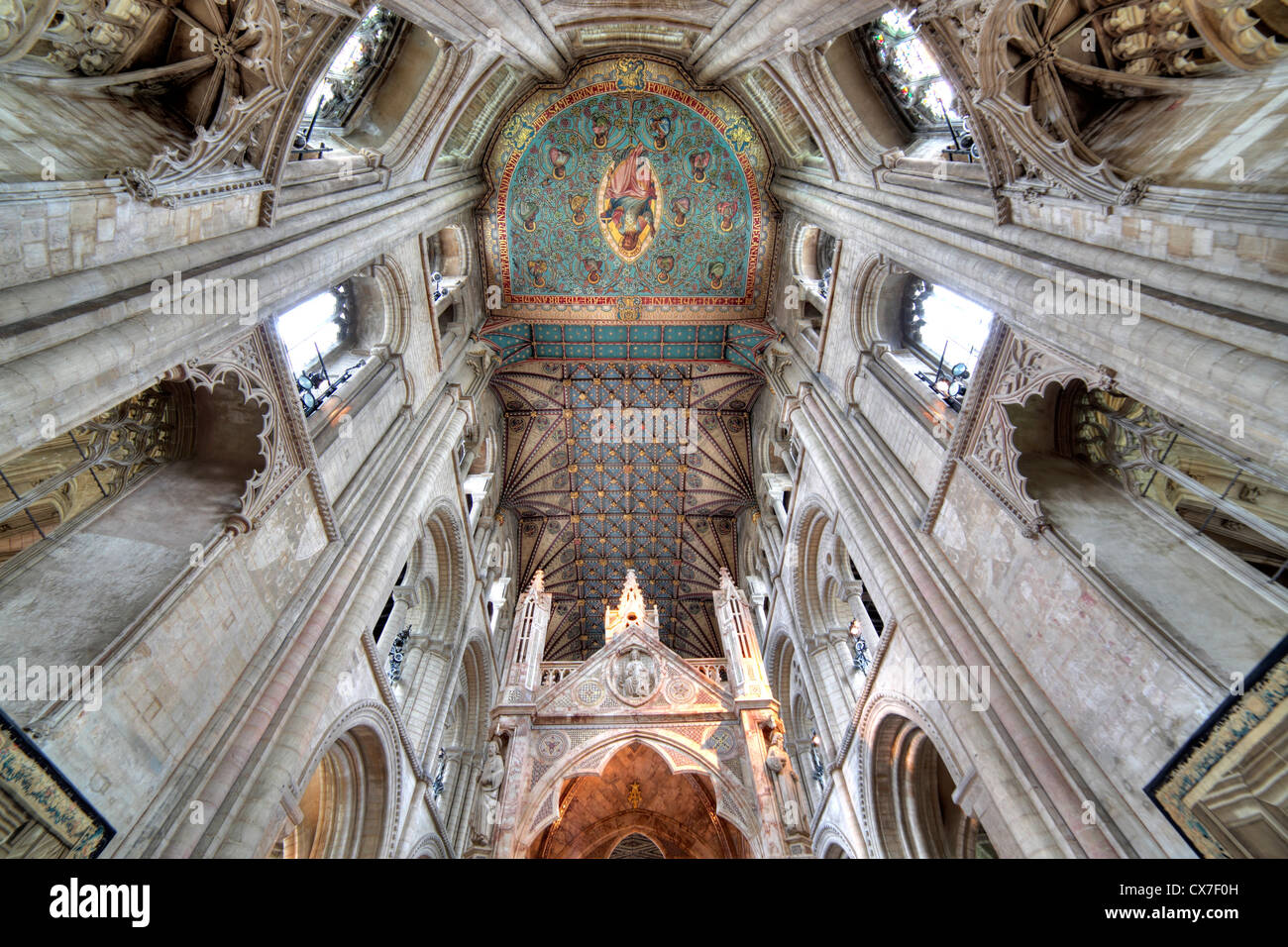 Peterborough Cathedral, Peterborough, Cambridgeshire, England, UK Stock Photo