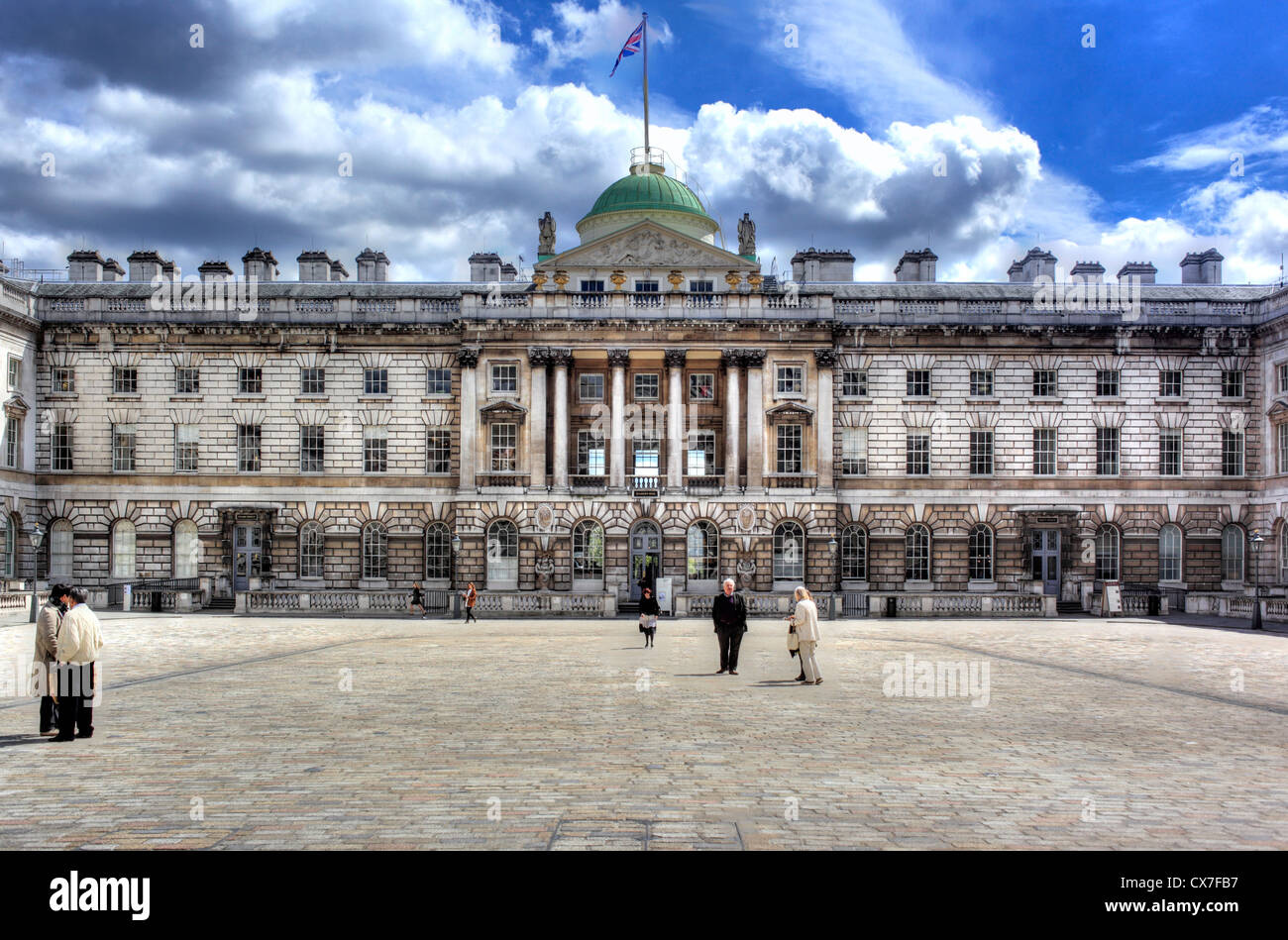 Somerset House, Strand, London, UK Stock Photo