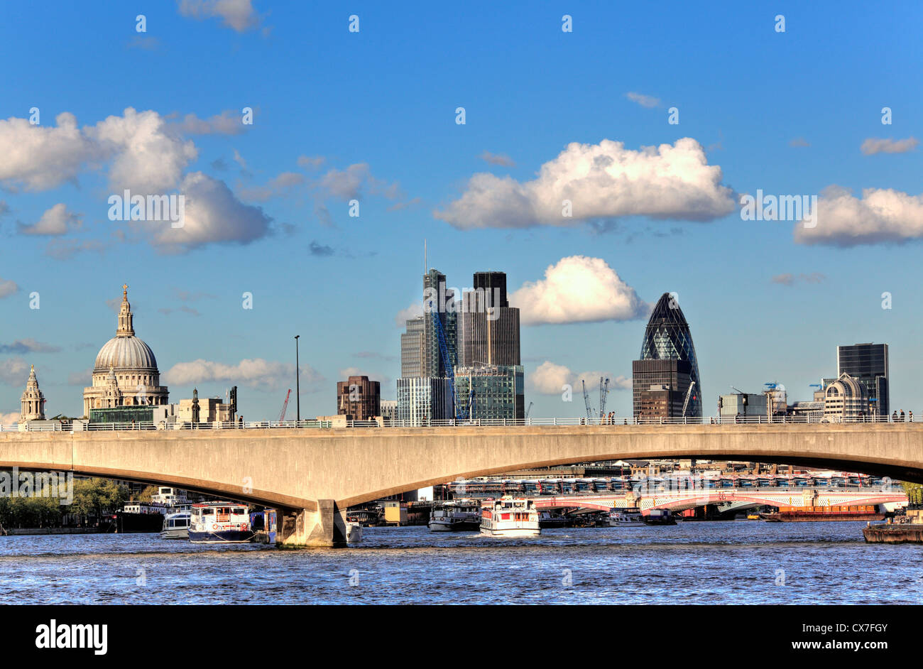 Waterloo bridge view hi-res stock photography and images - Alamy