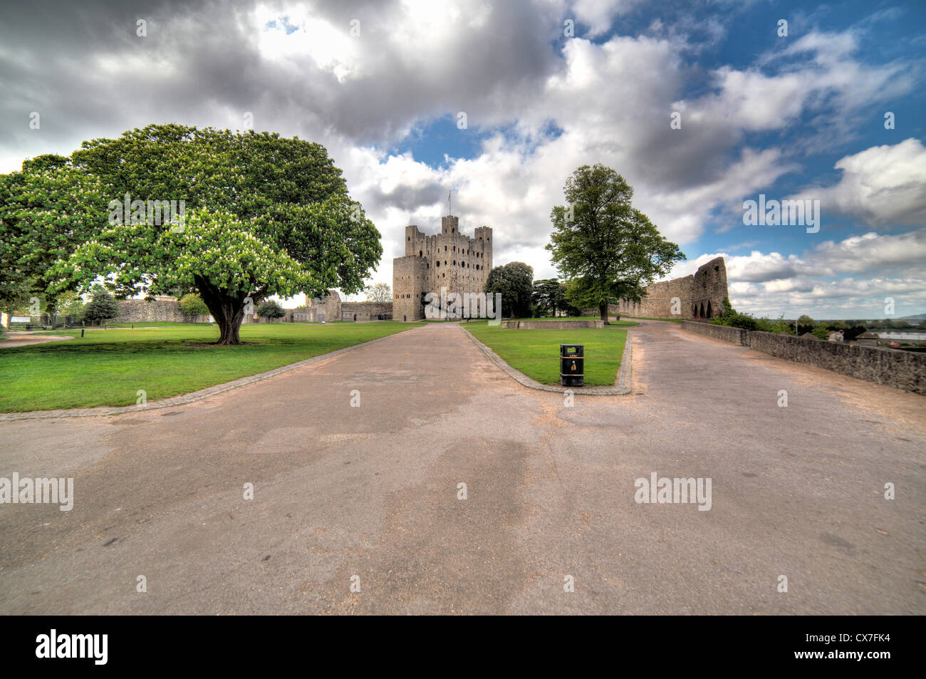 Rochester castle, Rochester, Kent, England, UK Stock Photo