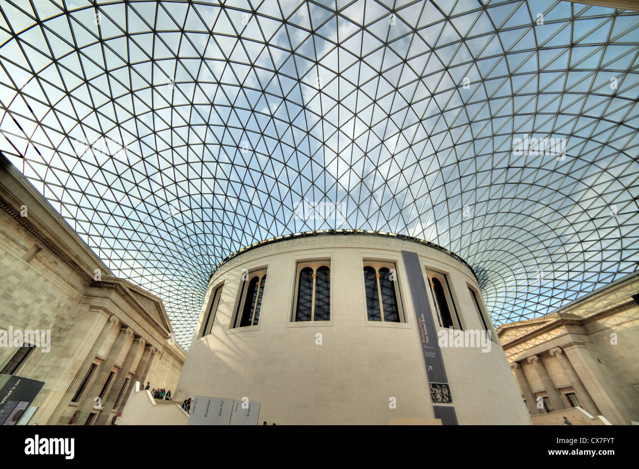 Great Court, British Museum, London, UK Stock Photo