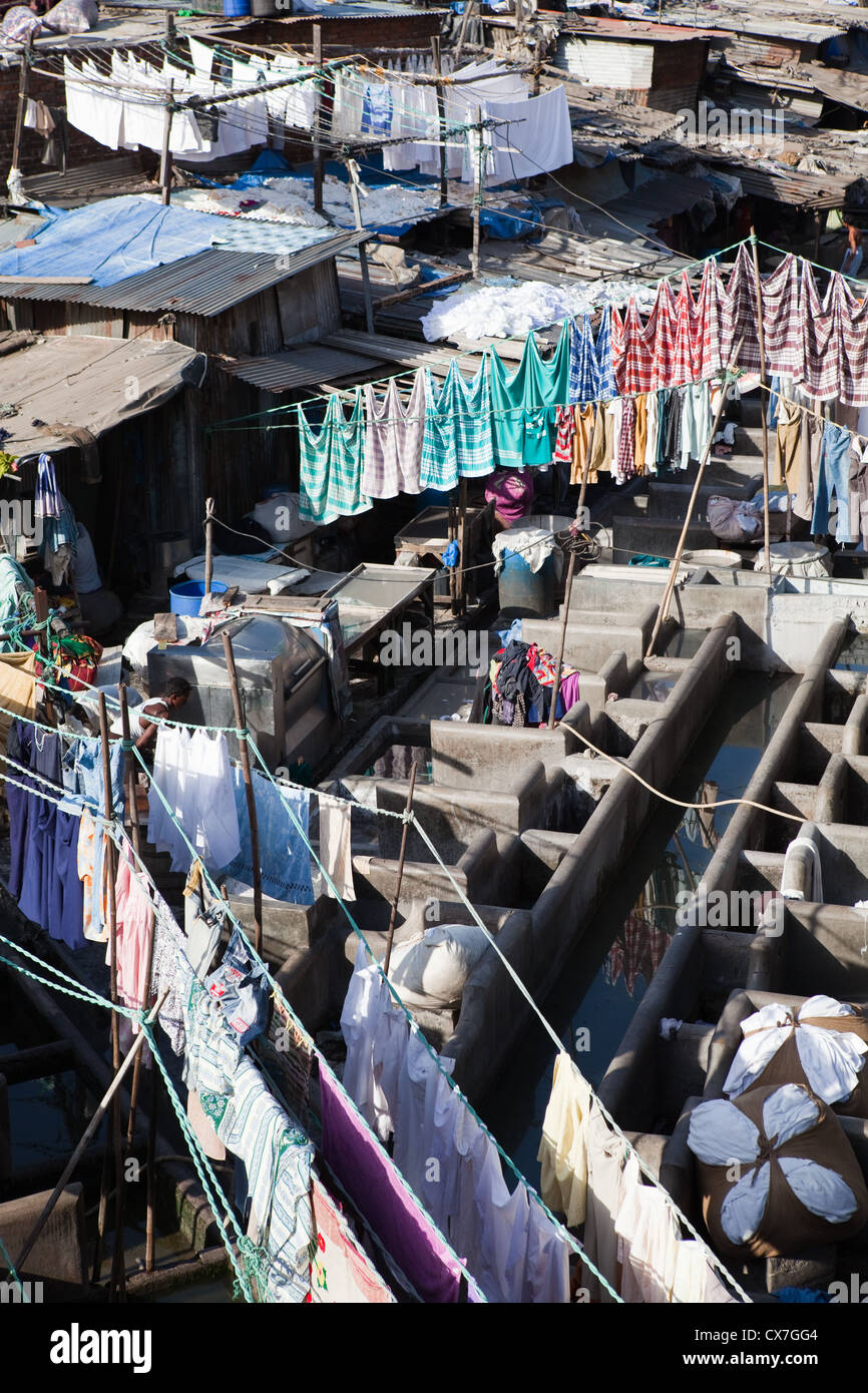 Dhobi Ghat in Mumbai, otherwise known as the world's largest laundry
