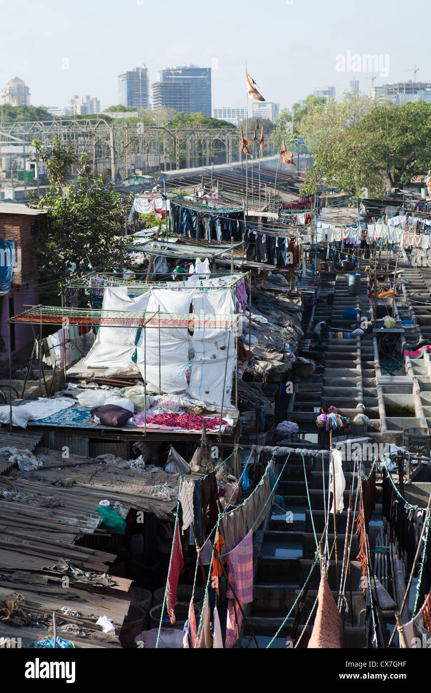 Dhobi Ghat in Mumbai, otherwise known as the world's largest laundry