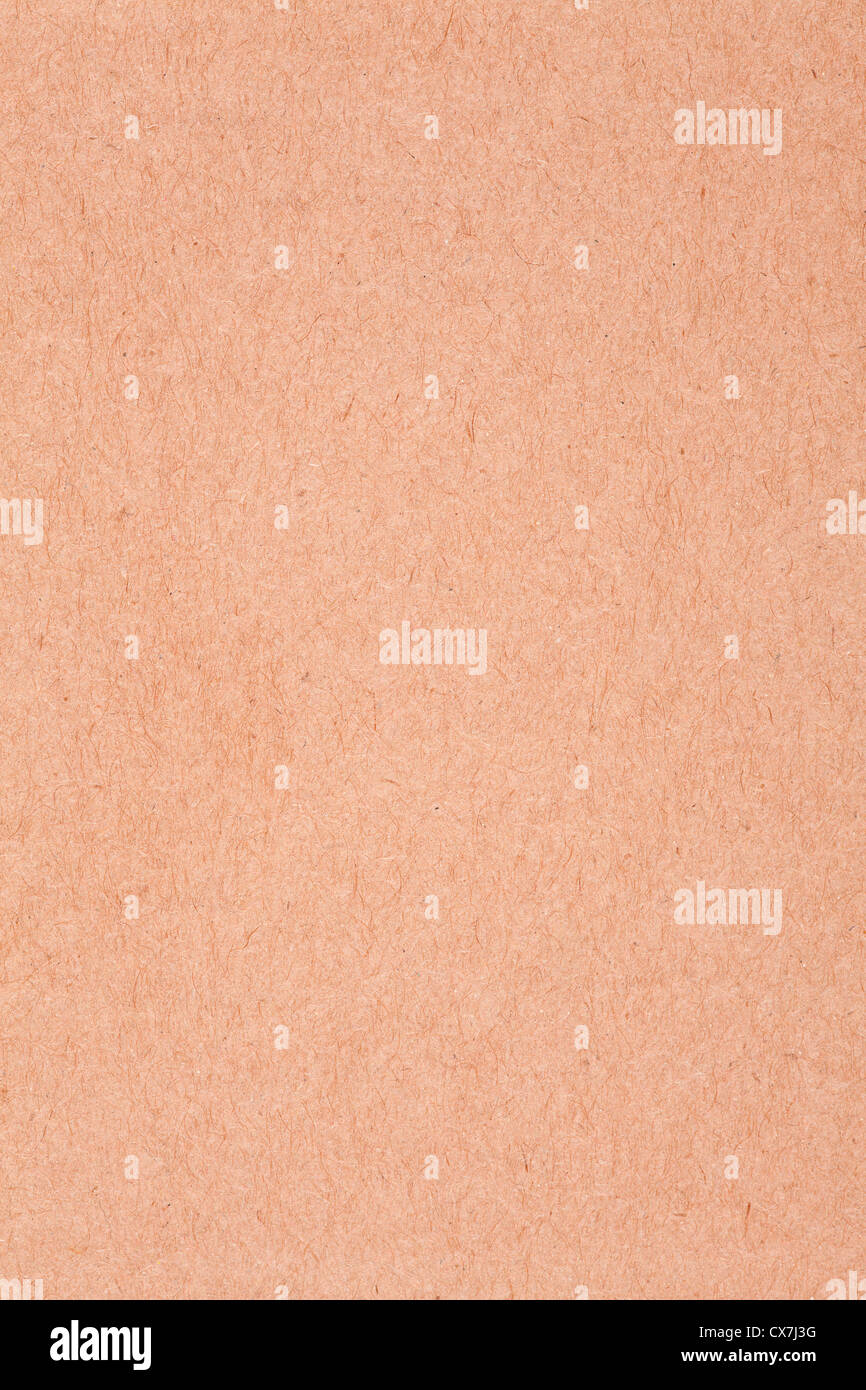 blotting paper background, rough brown cardboard texture Stock Photo