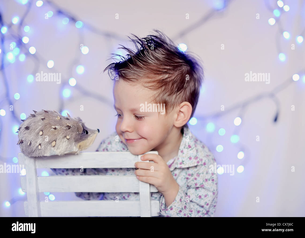 The happy child Stock Photo - Alamy