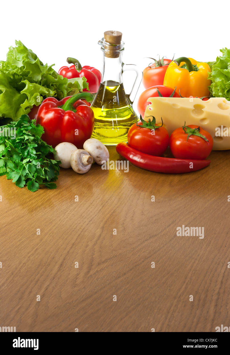 Healthy food on table Stock Photo