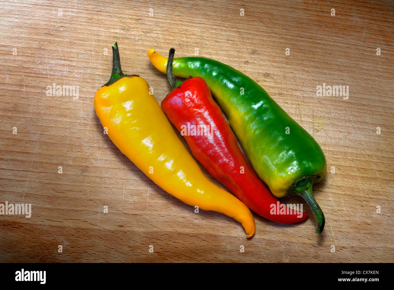 Hot chili peppers in kitchen Stock Photo Alamy