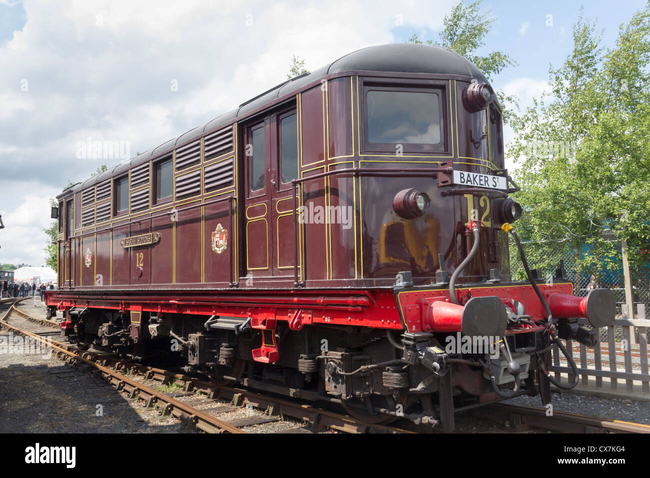 Metropolitan Railway electric locomotive 12 Sarah Siddons on