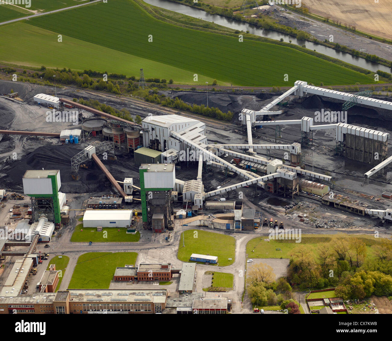 Kellingley Colliery, Knottingley, West Yorkshire, Northern England Stock Photo