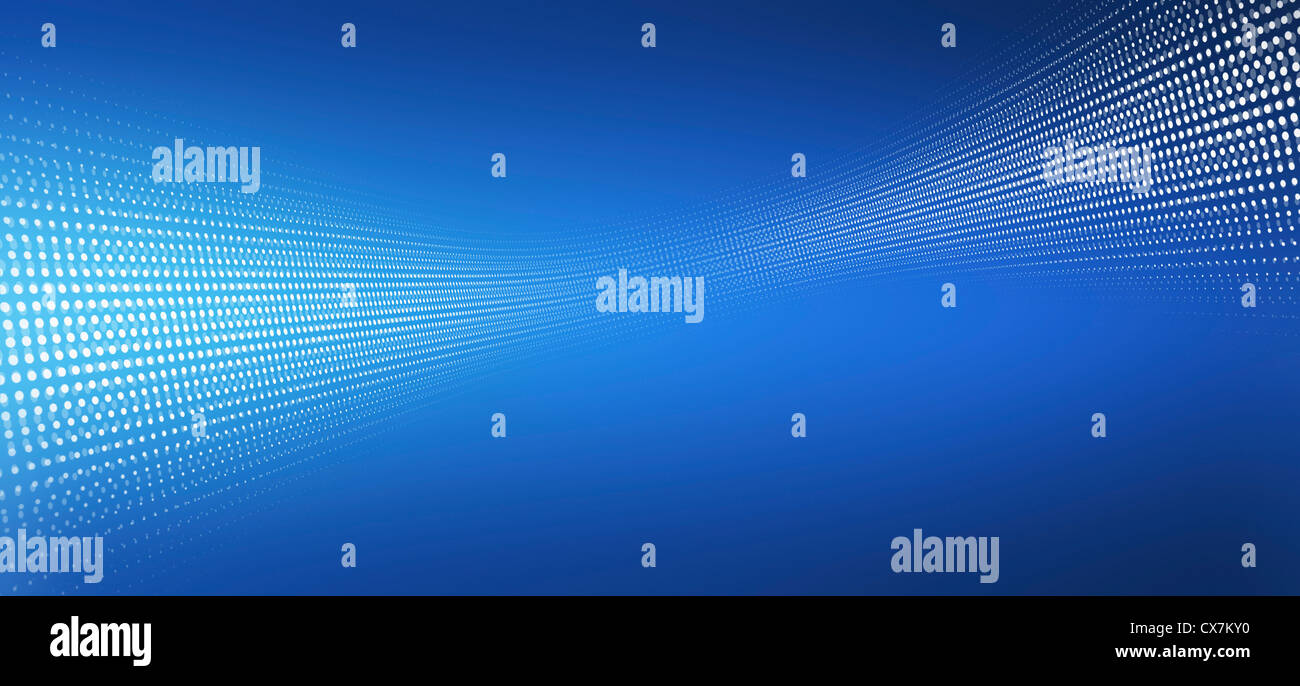 Diminishing dot pattern in a curve Stock Photo - Alamy