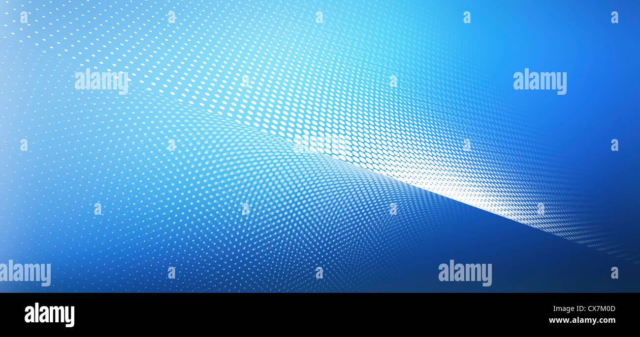 Curved dot pattern Stock Photo - Alamy