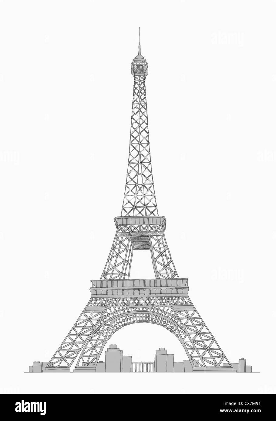 Eifel tower Stock Photo