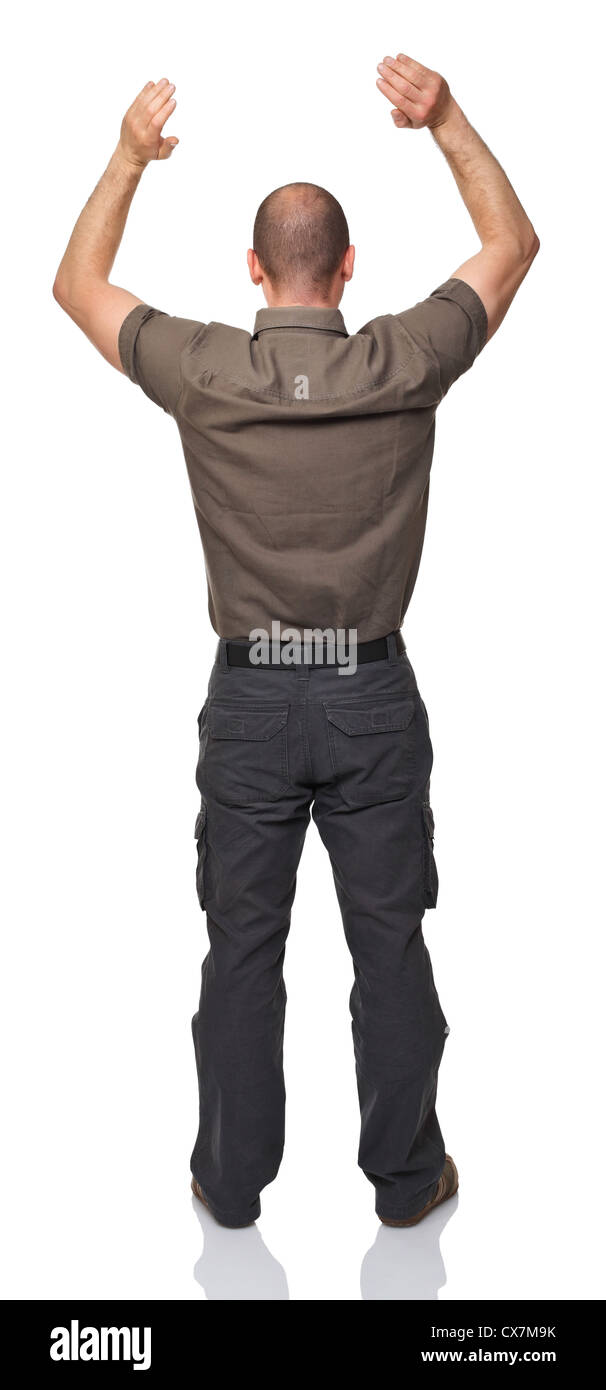 caucasian man portrait isolated on white background Stock Photo - Alamy