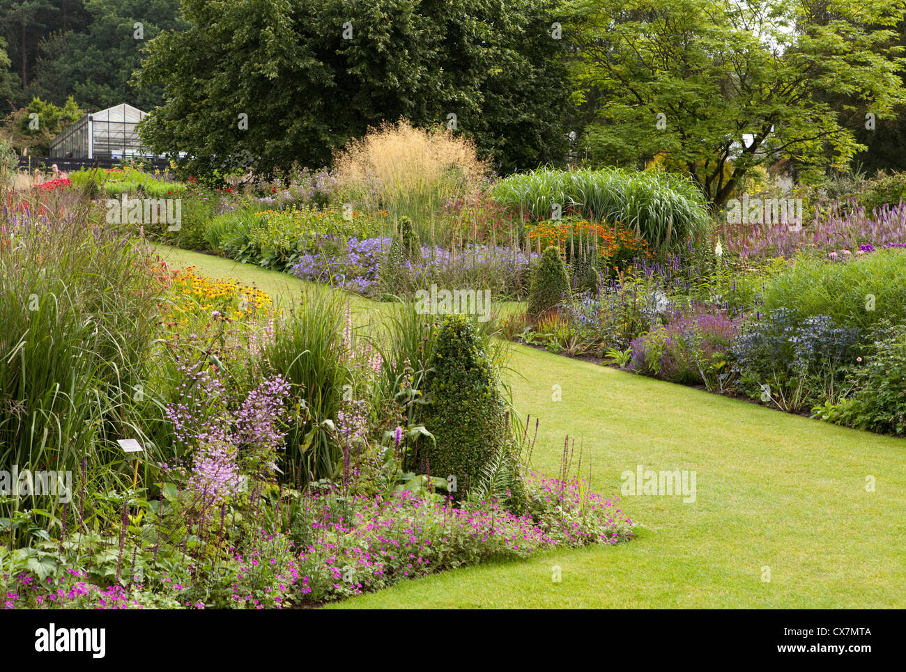RHS garden Harlow Carr near Harrogate in North Yorkshire, England Stock Photo