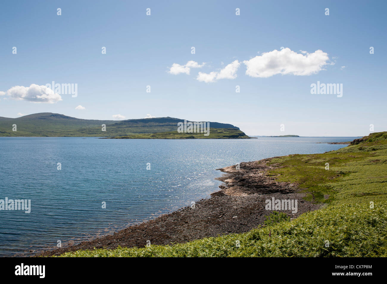 Circumventing the stunning Island of Mull in West Scotland Stock Photo