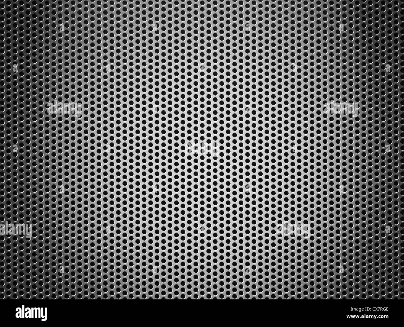 silver metal grate background Stock Photo