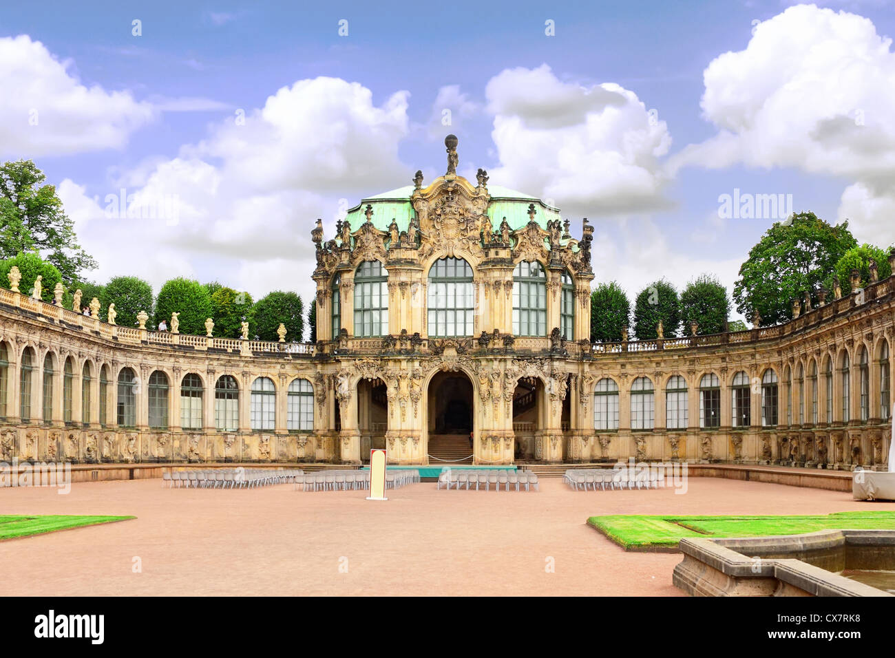 Zwinger Palace (Der Dresdner Zwinger) in Dresden, Germany Stock Photo