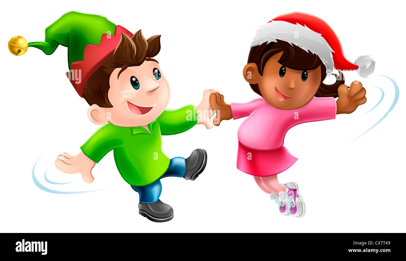 Christmas Dancers Clipart