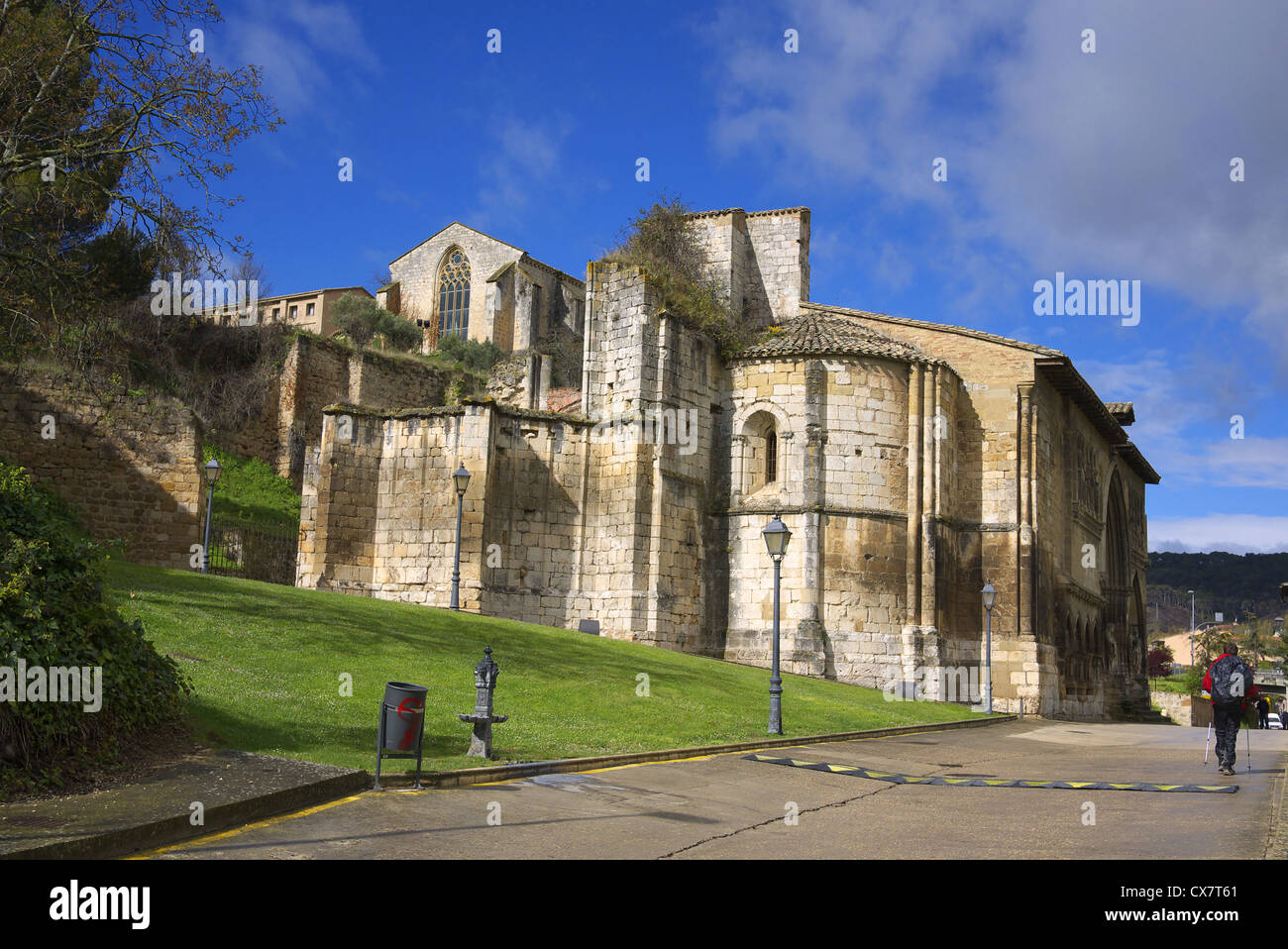 The church of Santo Domingo in Estella (Lizarra), Spain. Stock Photo
