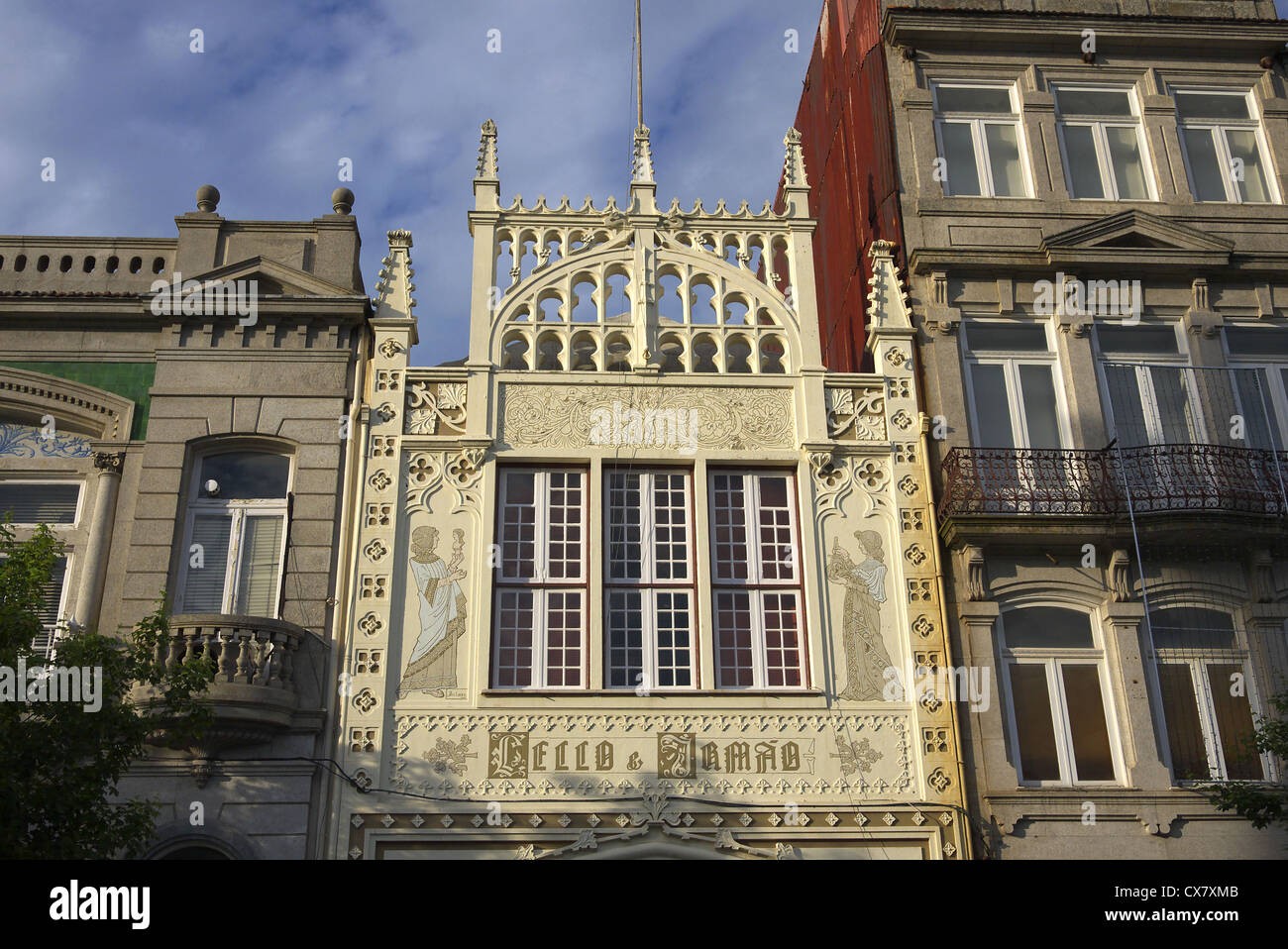 Livraria Lello bookshop in Porto, Portugal. Stock Photo