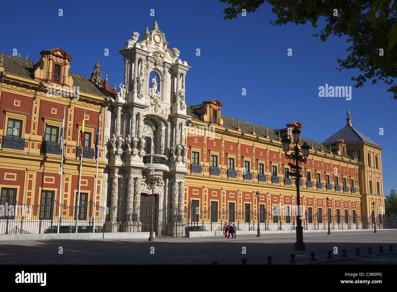 Palacio de San Telmo in Seville Sevilla, Spain. Stock Photo