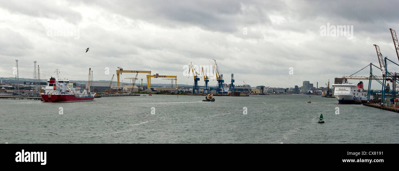 Port of Belfast Stock Photo Alamy