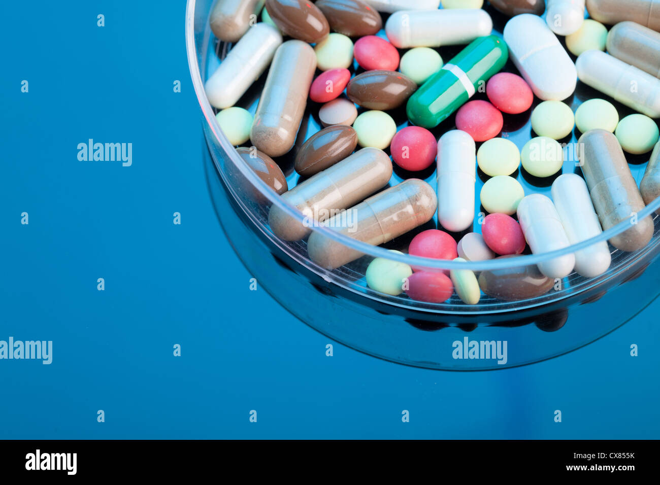 Overdose of vitamin products Stock Photo Alamy