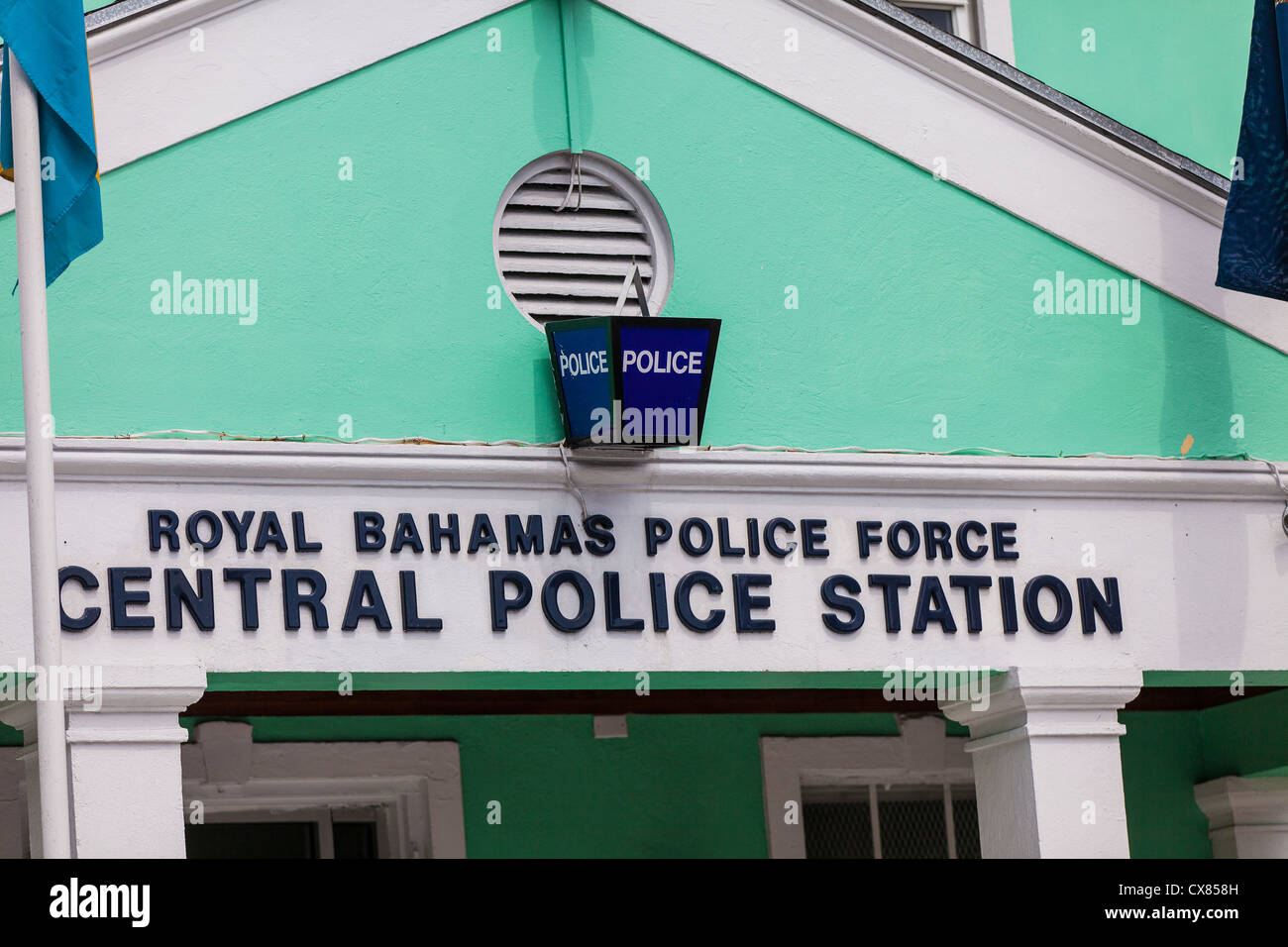 The Royal Bahamas Police central police station in Nassau, Bahamas