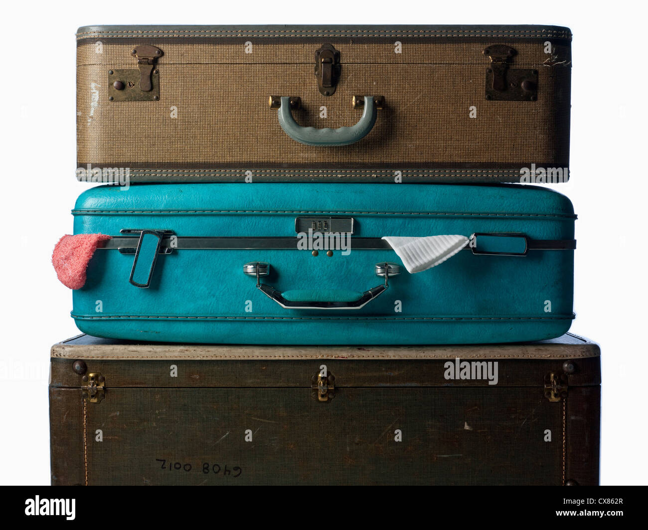 Suitcases And Trunk Stock Photo Alamy